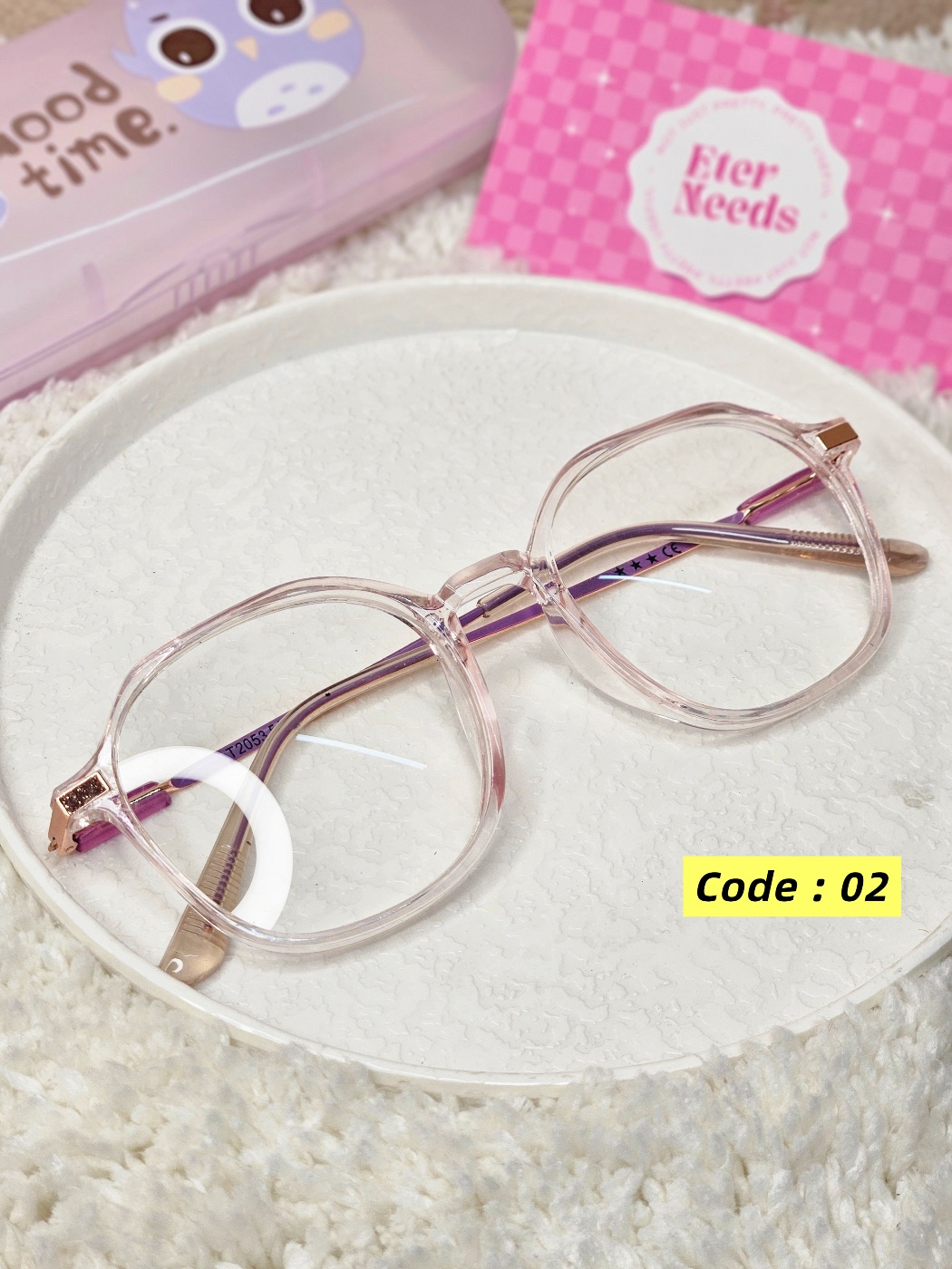 Pookie Glasses (medium) — Purple