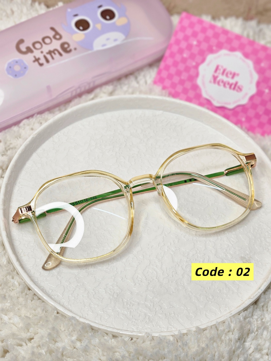 Pookie Glasses (medium) — Green
