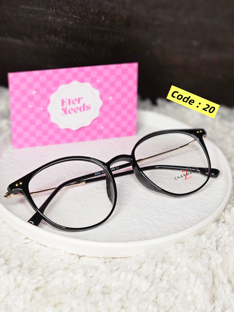 Classic half-round frame — Black