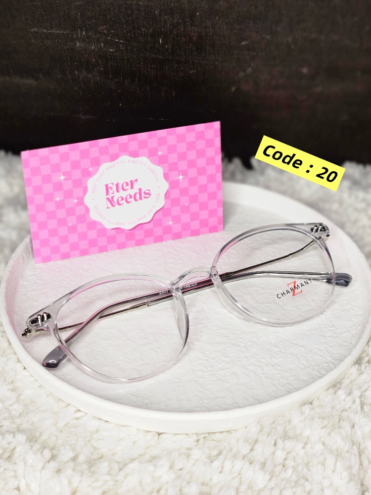 Classic half-round frame — White