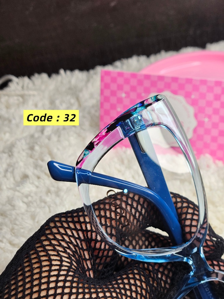 Butterfly bloom frame — Blue