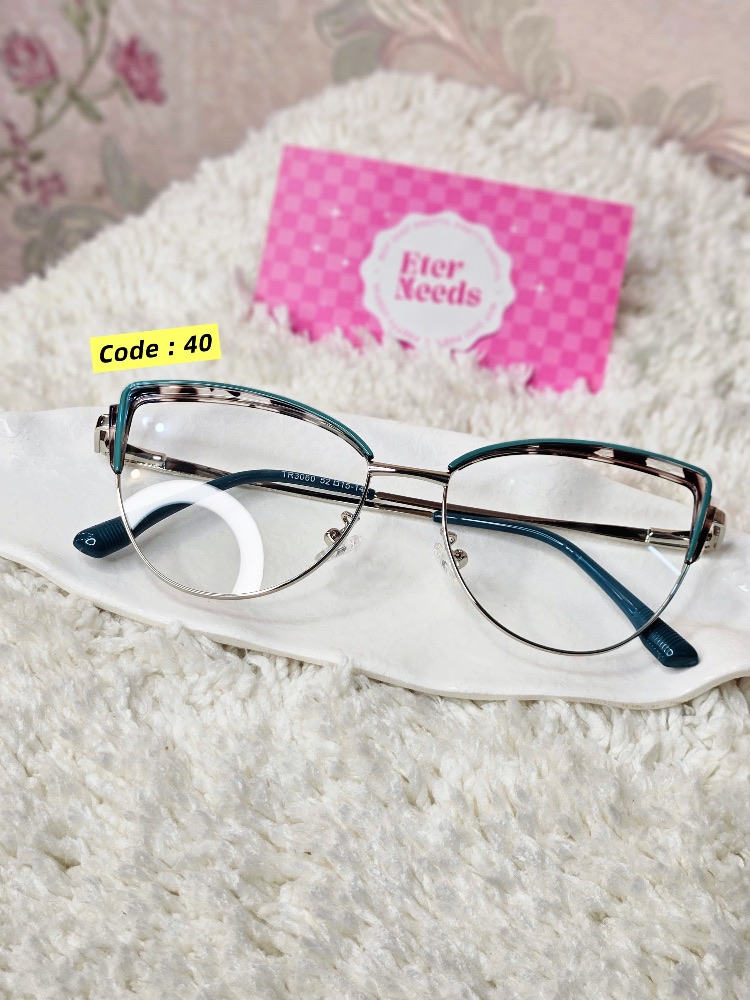 Pookie cateye Glasses — Green