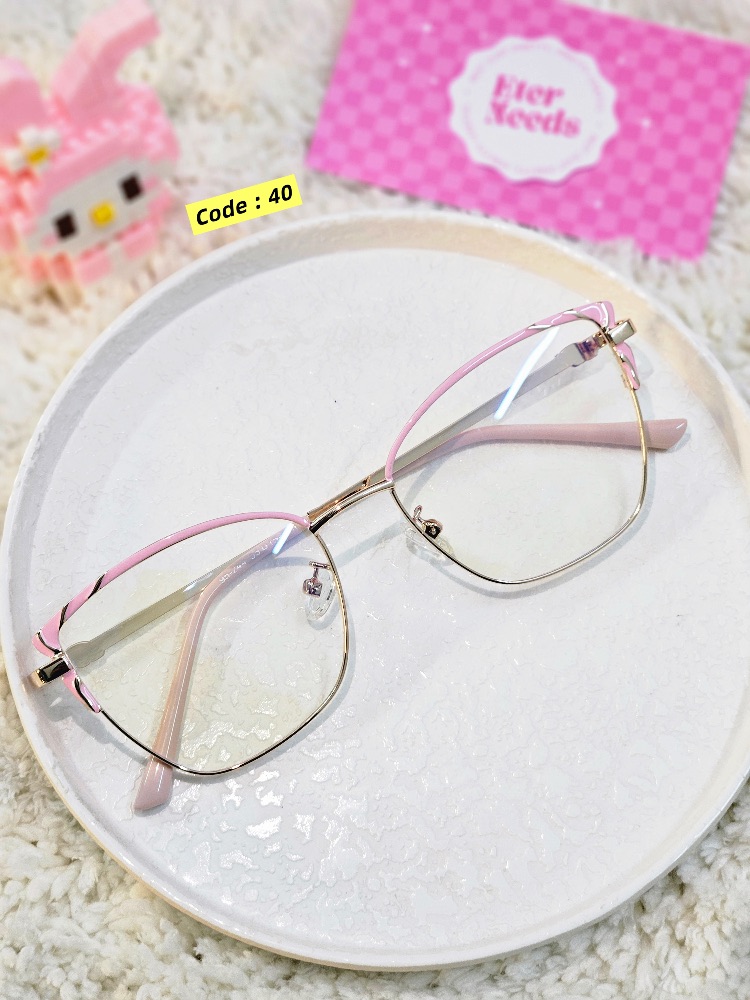 Chic butterfly glasses — Pink