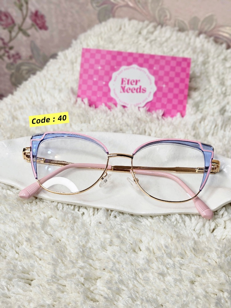 Femme cateye glasses — Blue